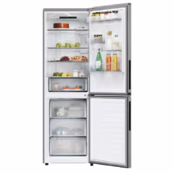 Réfrigérateur Combiné Candy 355L Inox CNCQ2T618EXMA - Vue supplémentaire 2